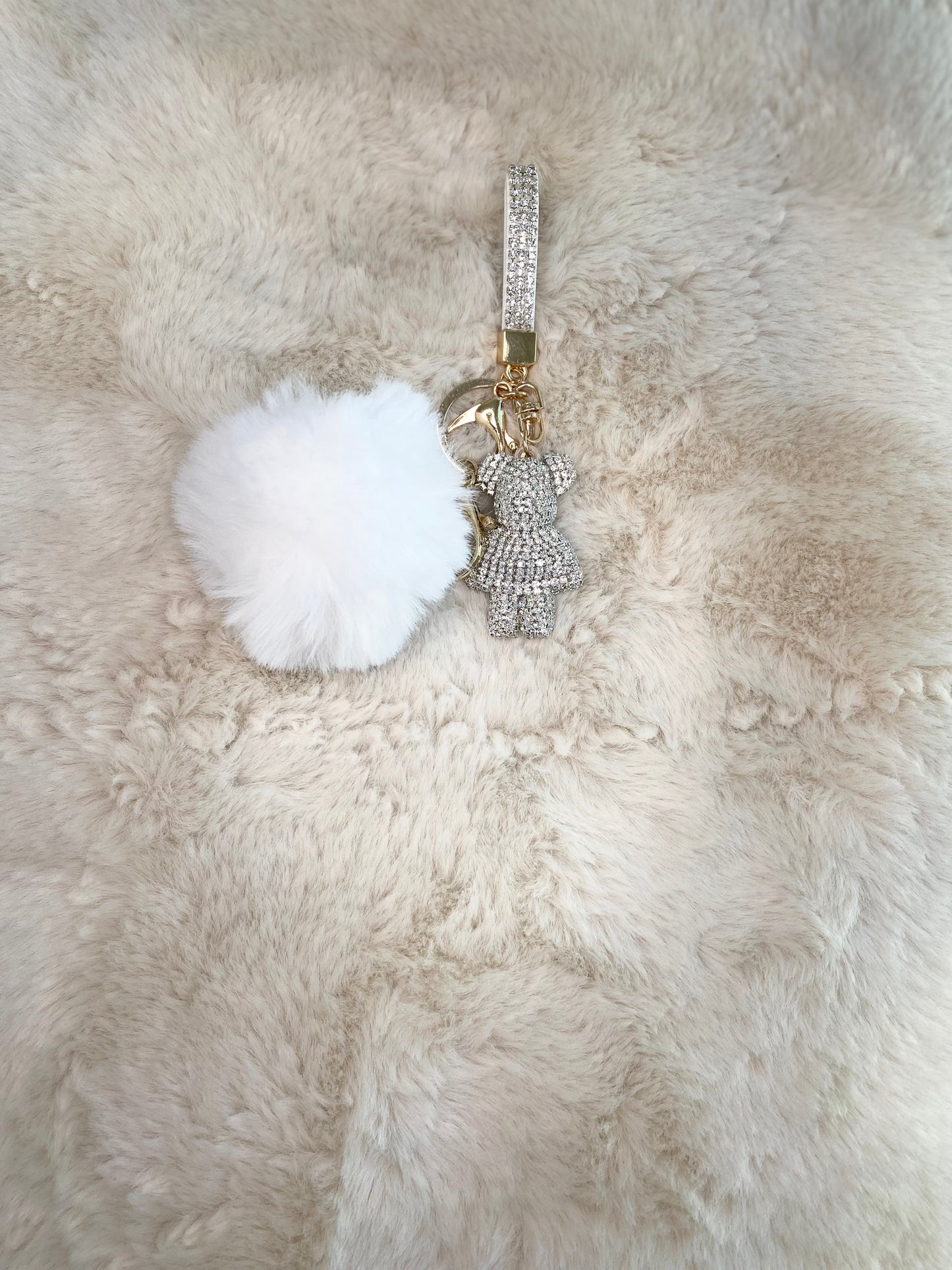 Bling Bear Keychain