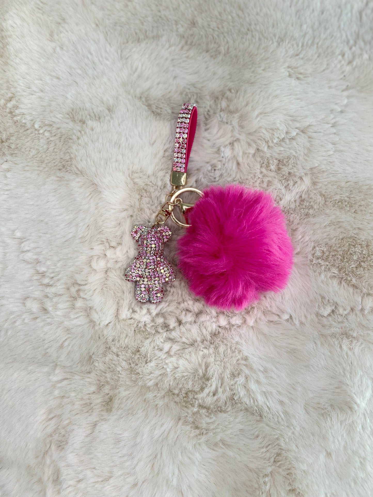 Bling Bear Keychain