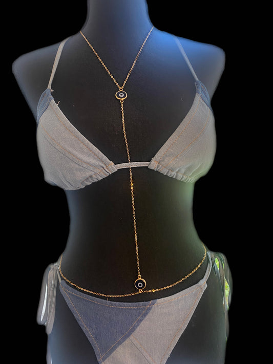 Blue Eyes Body Chain