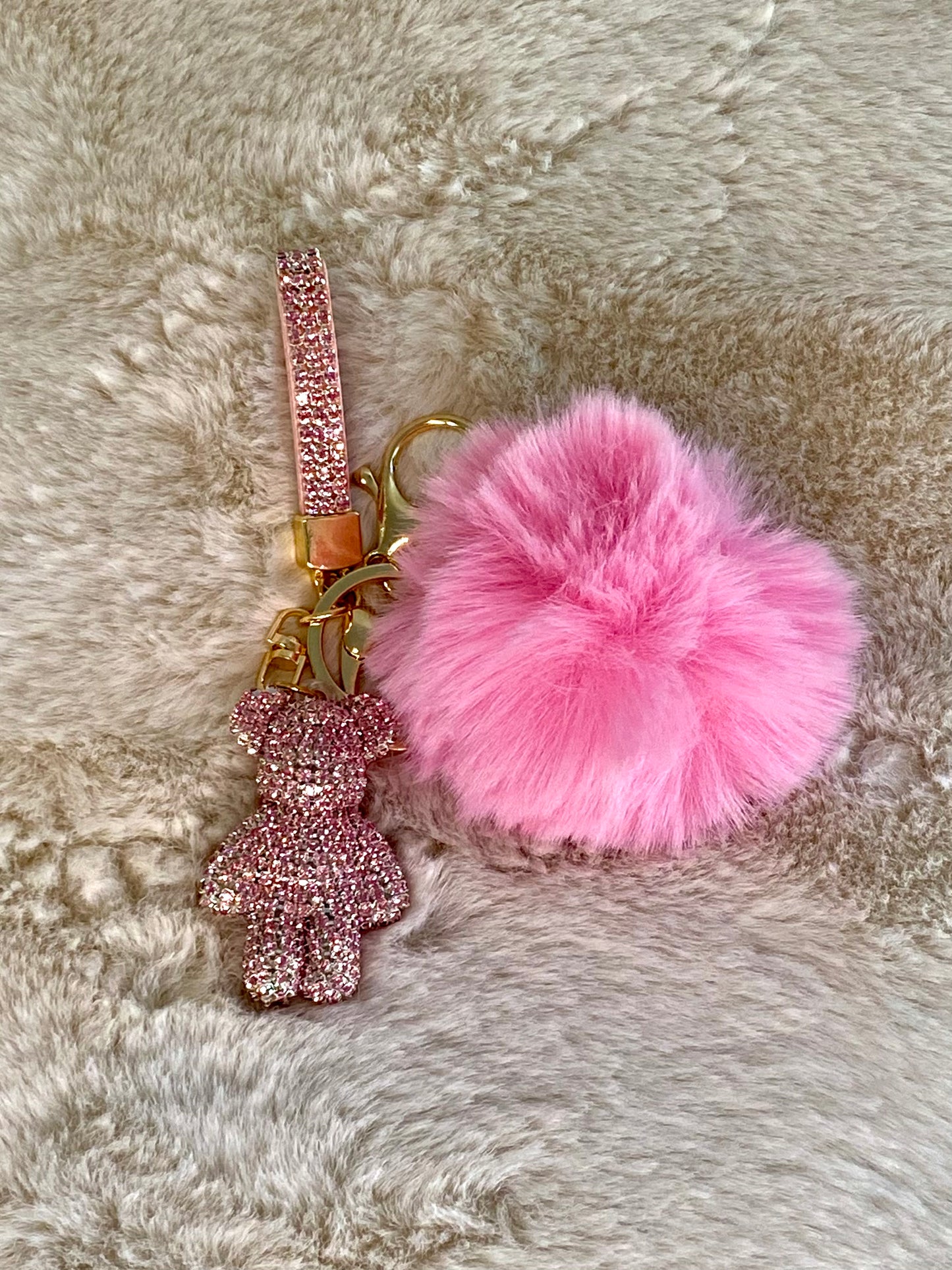 Bling Bear Keychain